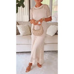 Solenna | Robe Maxi Ajourée
