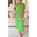 Solenna | Robe Maxi Ajourée