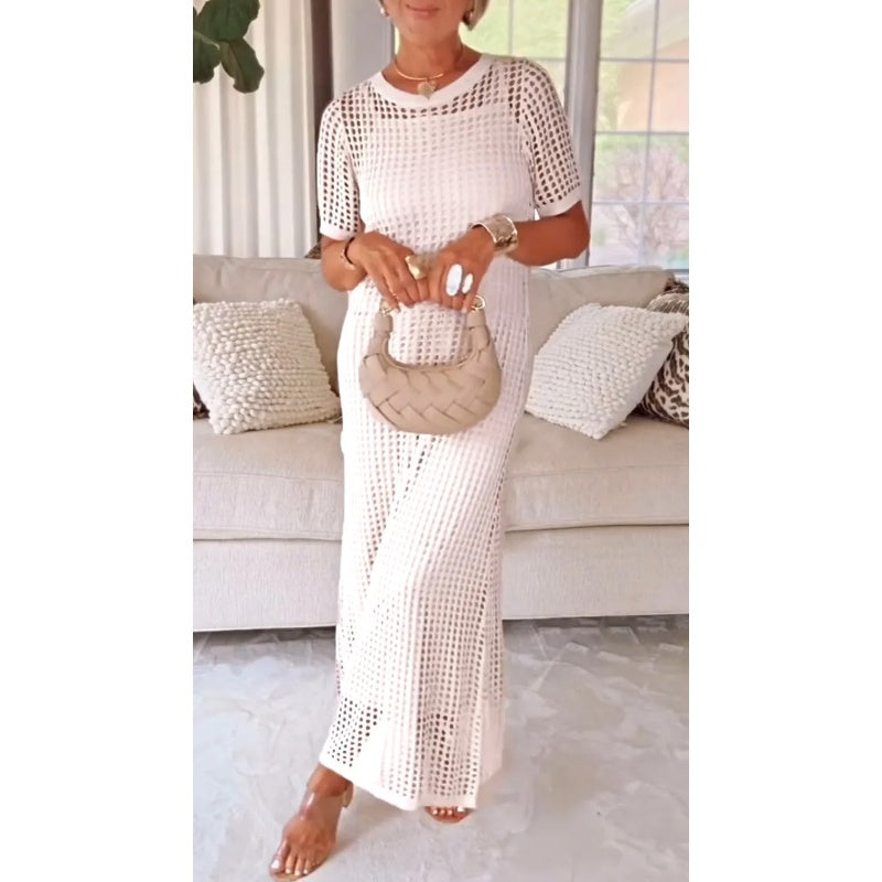 Solenna | Robe Maxi Ajourée