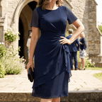 Womee | Robe Drapée Taille Nouée