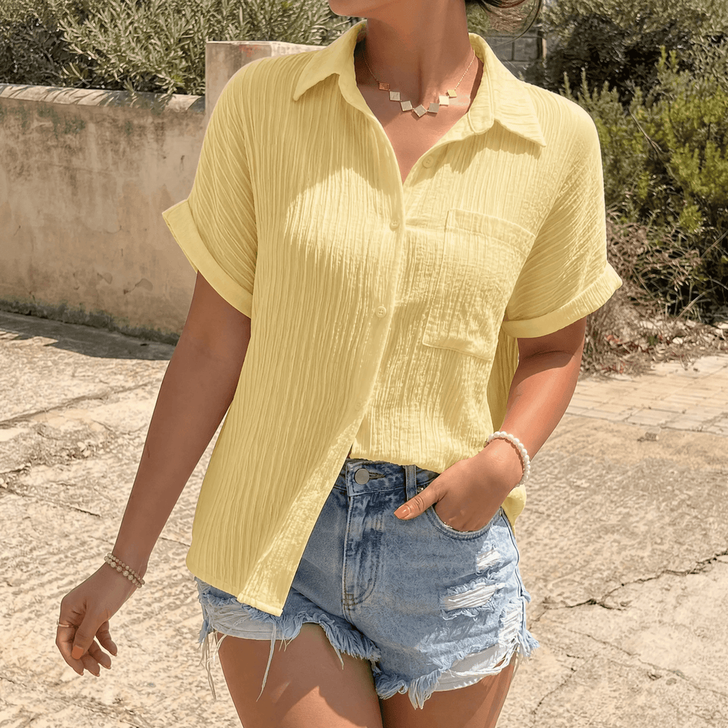 Colleen | Blouse Crinkle Femme