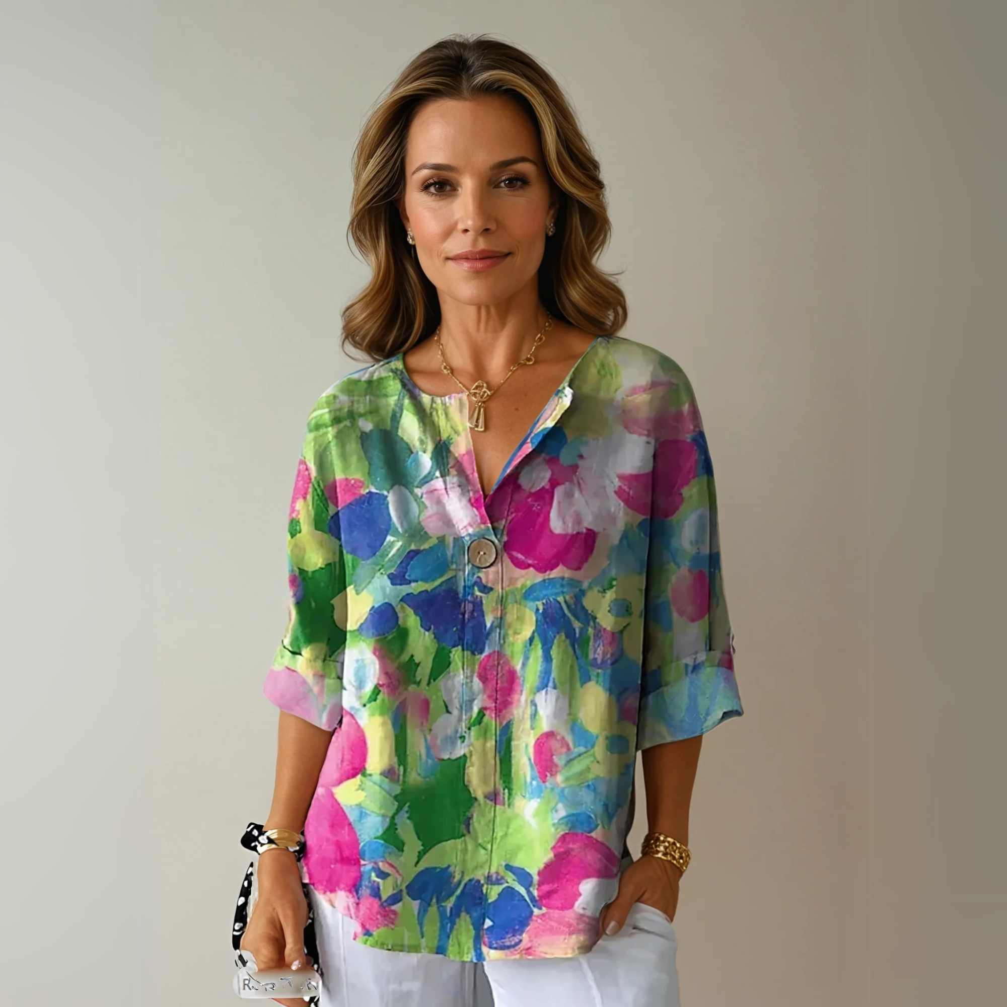 Emma | Blouse Fleurie Colorée