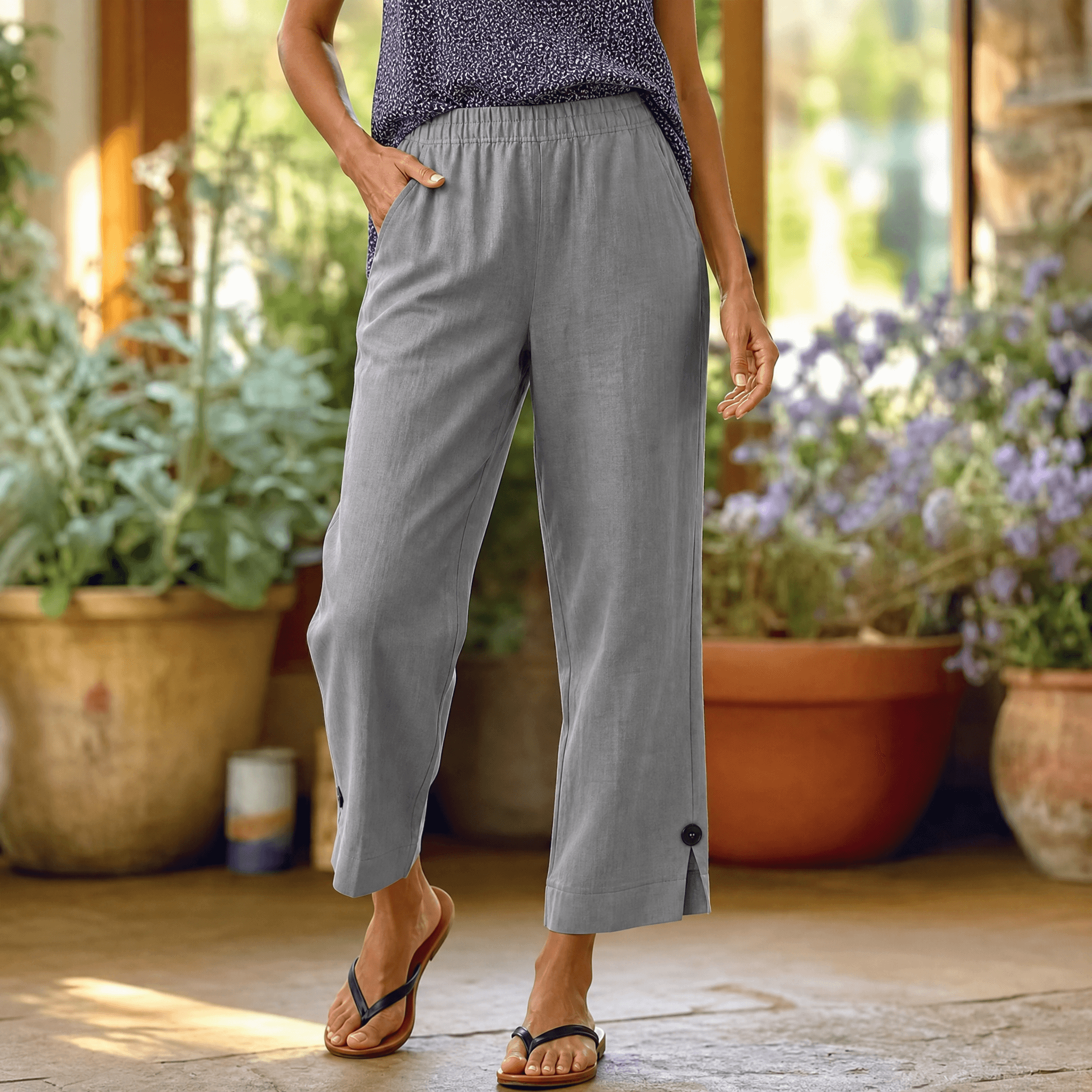Wovena | Pantalon Court Stretch