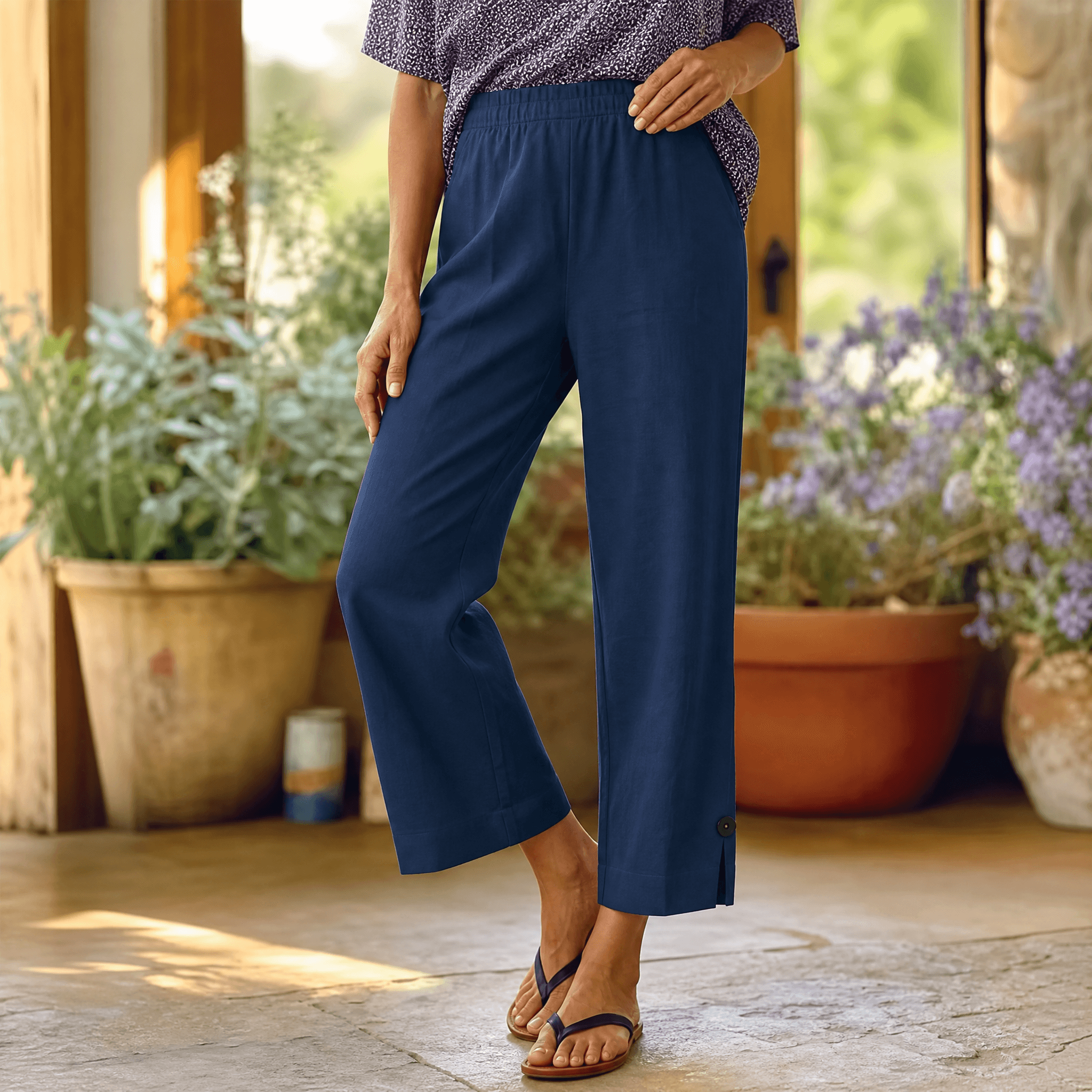Wovena | Pantalon Court Stretch