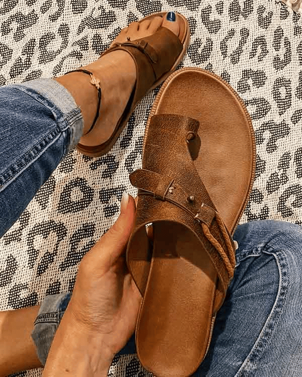 Cléophée | Sandales Plates Femme