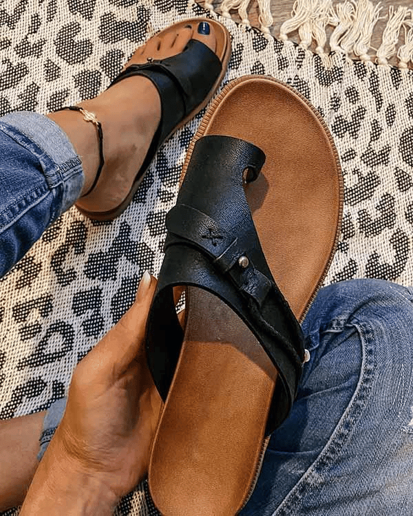 Cléophée | Sandales Plates Femme