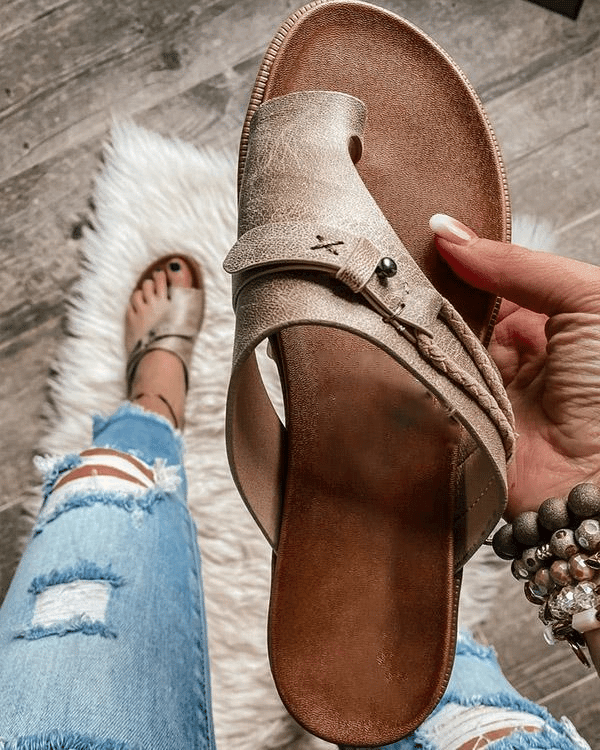 Cléophée | Sandales Plates Femme