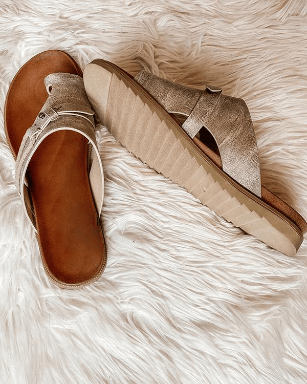 Cléophée | Sandales Plates Femme